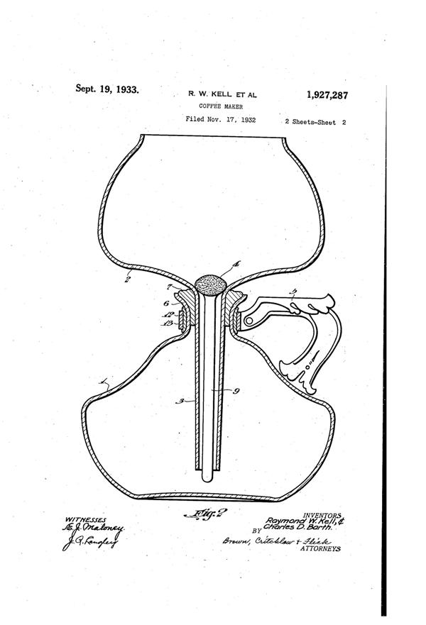 MacBeth-Evans Coffee Maker Patent 1927287-2