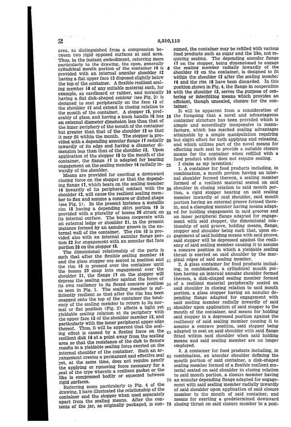 Hazel-Atlas Plochman Food Container Patent 2310113-3