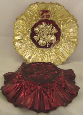 Century Metalcraft Silver and Ruby Decoration