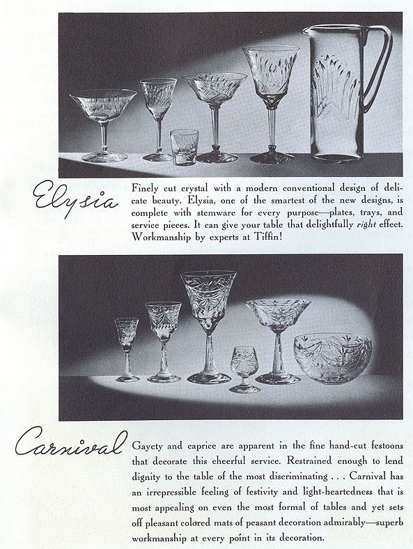 Tiffin 1938 Catalog Ad