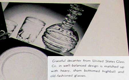 U. S. Glass Decanter Ad