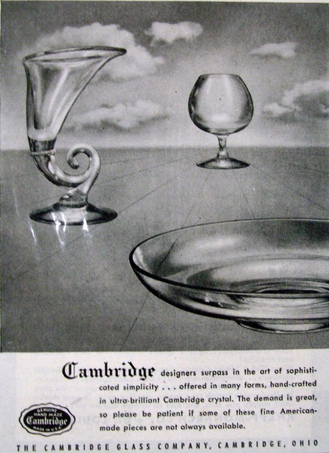 Cambridge Crystal Advertisement