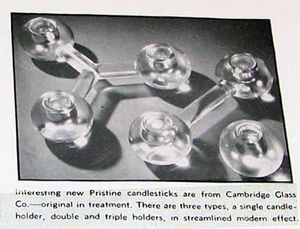 Cambridge Pristine Candleholders Advertisement