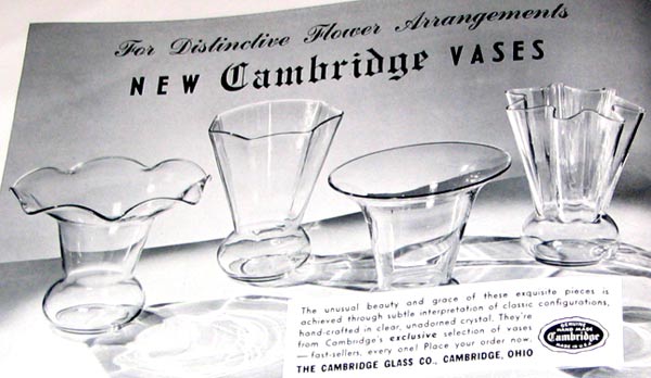 Cambridge Vases Advertisement