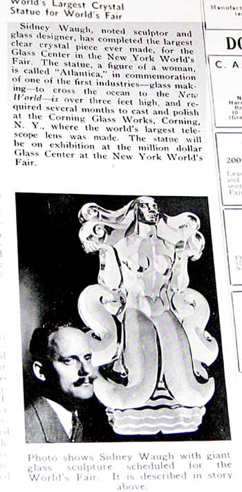 Corning Huge Sculpture Ad