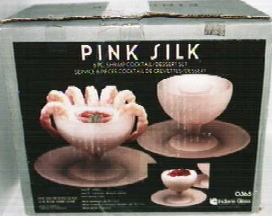 Indiana Pink Silk Glassware Box