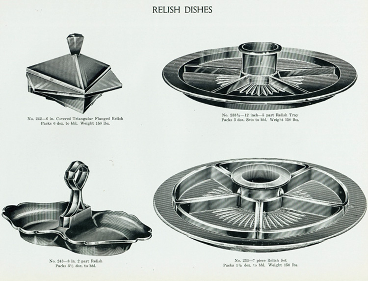 Indiana Relish Dishes1937 Catalog Page