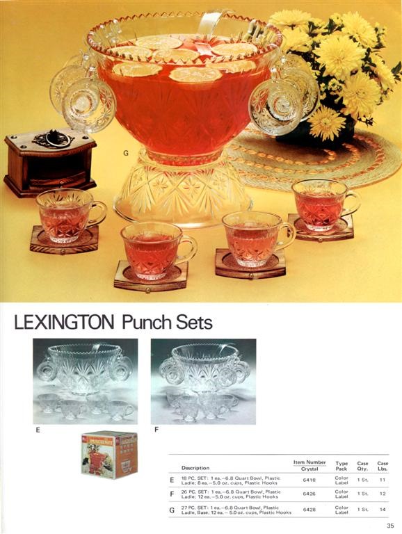 Hazel Ware Lexington Punch Bowl Catalog Page