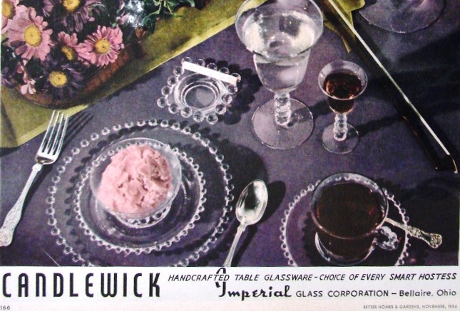 Imperial Candlewick Advertisement