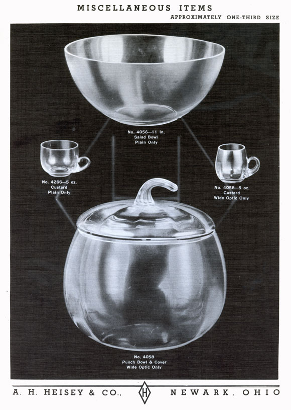 Heisey #4058 Punch Bowl Ad