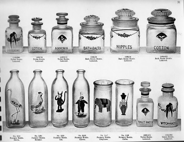 Westmoreland Bottle Page from 1924 Catalog