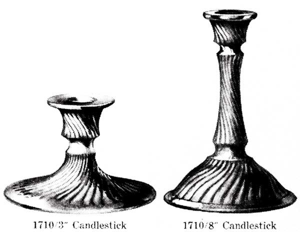 Westmoreland #1710 Spiral Candlestick