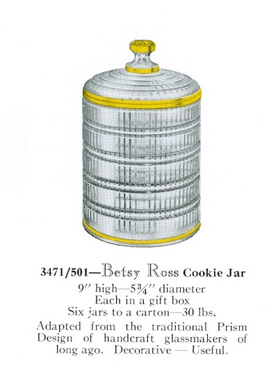 Jeannette # 3471/501 Betsy Ross Cookie Jar