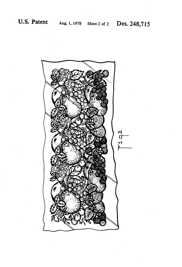 Anchor Hocking Nature's Bounty Tumbler Design Patent D248715-3