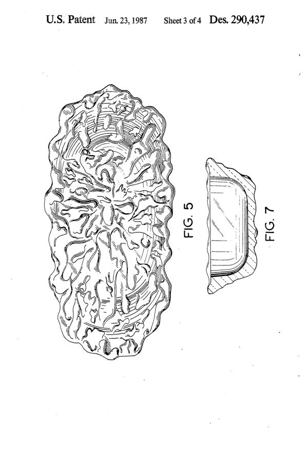 Anchor Hocking Husted Bowl Design Patent D290437-4