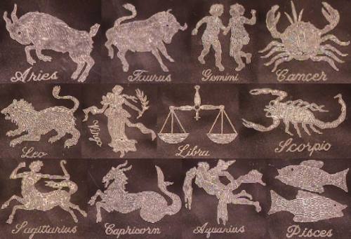 Viking Zodiac Etch on Plate #786