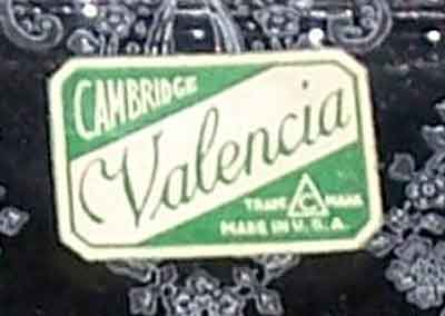Cambridge Valencia Label