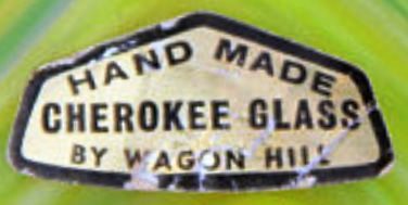 Cherokee Glass By Wagon Hill Label