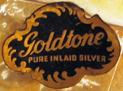 Century Metalcraft Goldtone Label