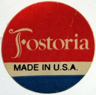 Fostoria Label