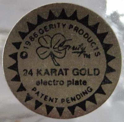 Gerity Products Label