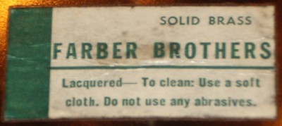 Farber Brothers Label
