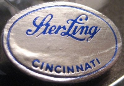 Sterling Cut Glass Co. Label