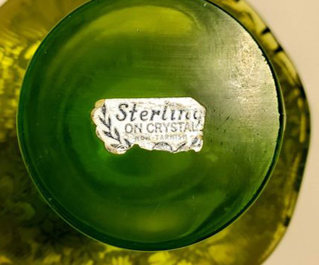 Silver City Sterling on Crystal Label