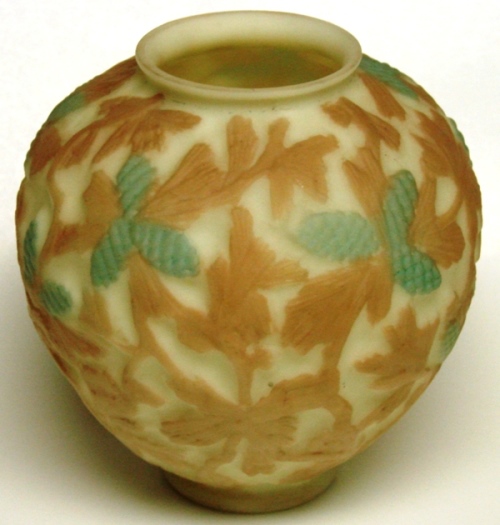 Consolidated #2753 Martele Pine Cone Vase