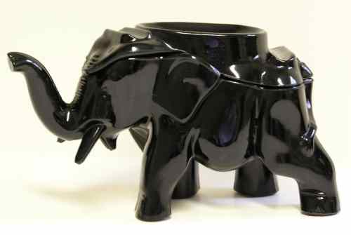 Co-Operative Flint Elephant Jar & Ash Tray