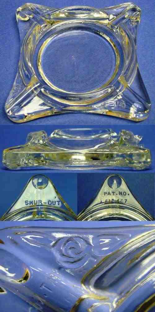 Corning Sure-Out Ash Tray