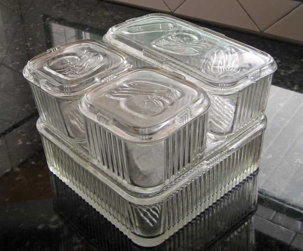 Federal Vegetable Refrigerator Dishes