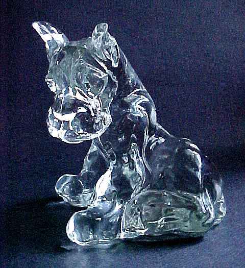 American Glass Co. Seated Boxer