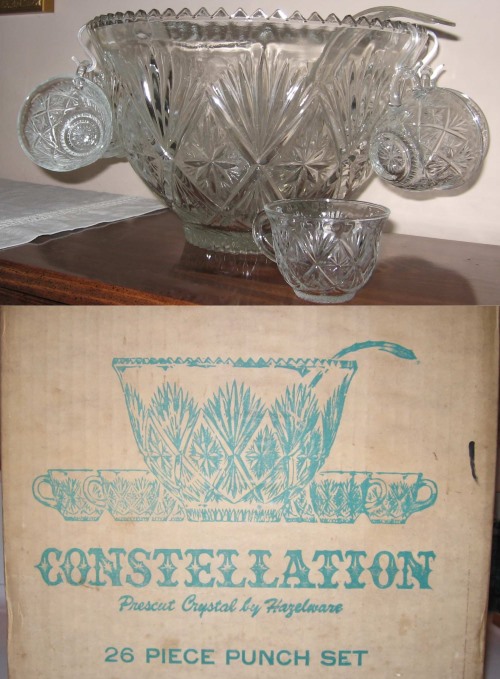 Hazelware Constellation Punch Bowl Set & Package