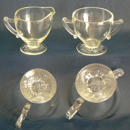 Jeannette Camellia Cream & Sugar