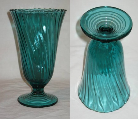Jeannette Swirl Vase