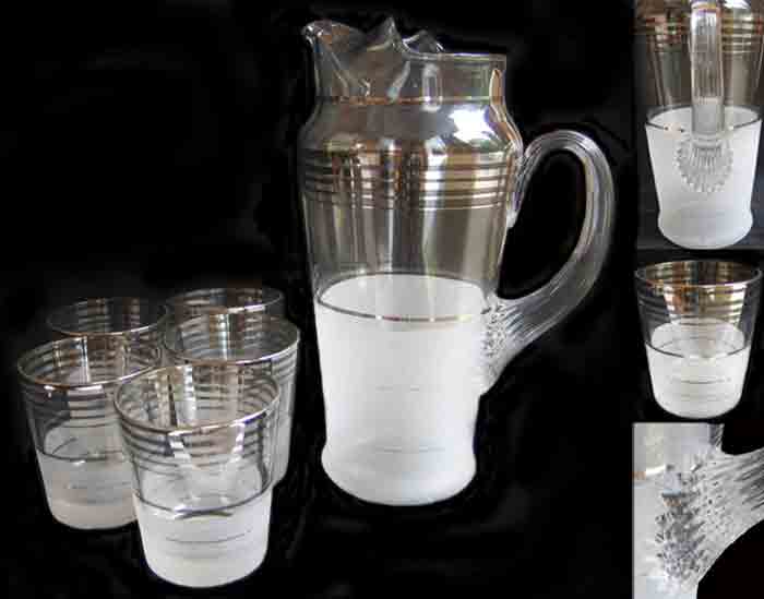 Macbeth-Evans #26783 Pitcher and Glasses