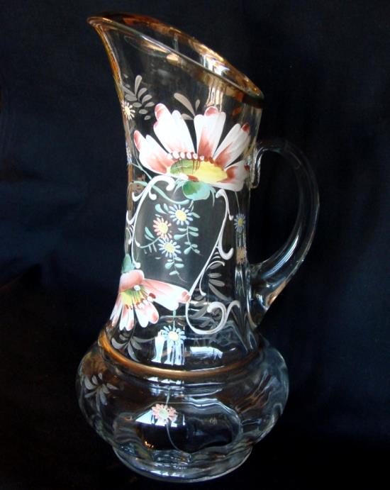 Northwood Hand-Painted Pitcher