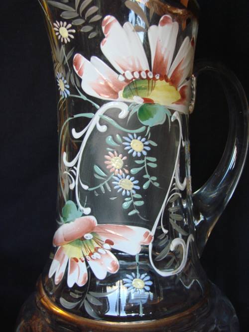 Northwood Hand-Painted Floral Decoration