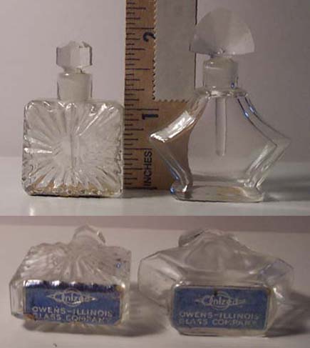 Owens-Illinois Tiny Perfumes with Labels
