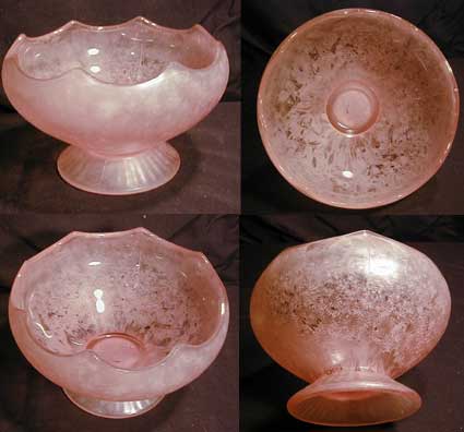 Standard #R1675/5 Rose Bowl with Yucca Decoration