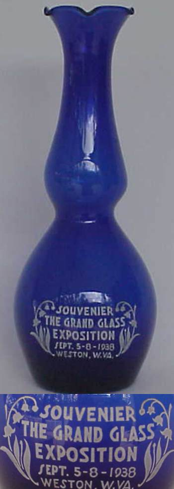 West Virginia Glass Specialty Vase