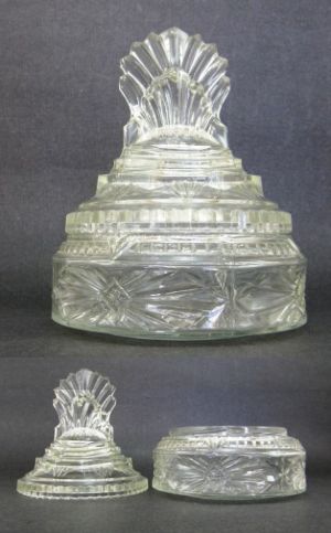 L. E. Smith Powder Jar