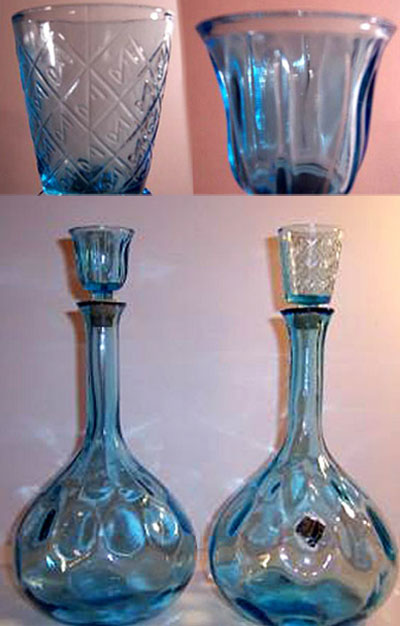 Old Jersey Glass Company Decanters