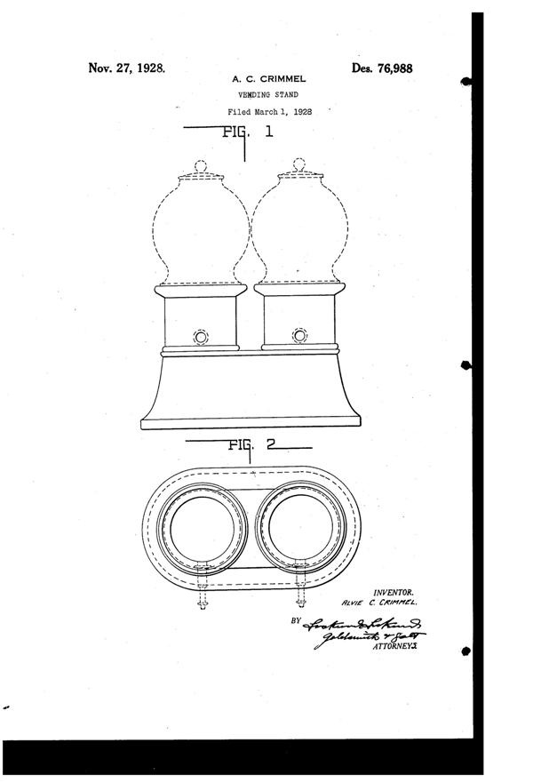 Sneath Dispenser Design Patent D 76988-1
