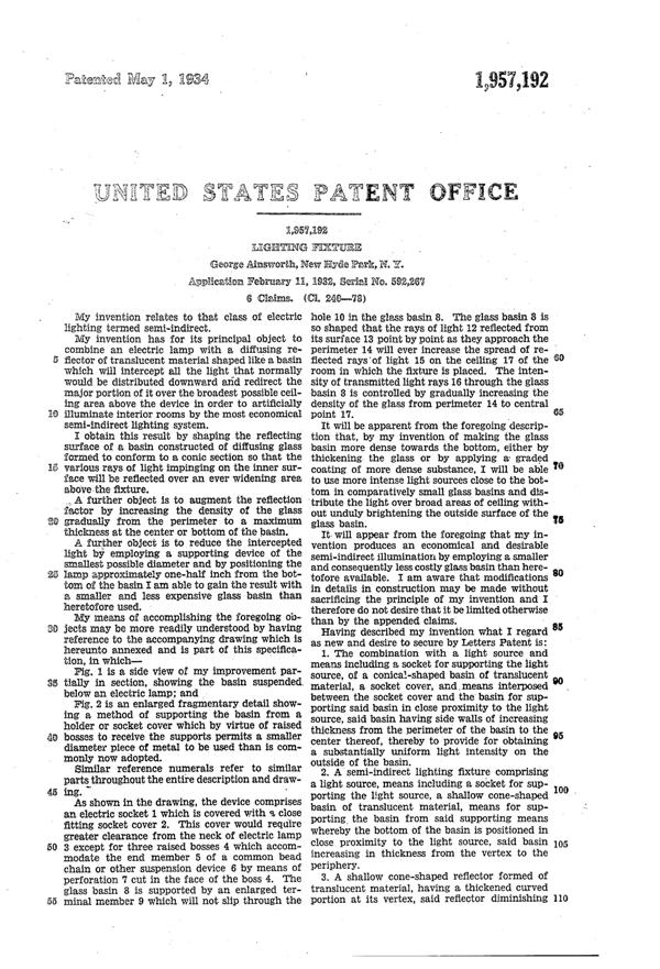 Phoenix Light Fixture Shade Patent 1957192-2