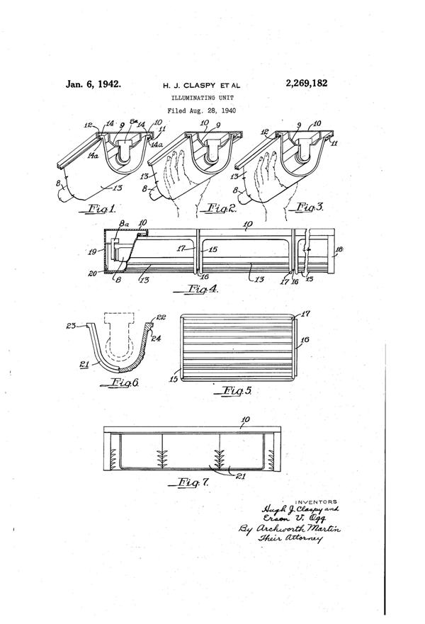 Phoenix Fluorescent Light Fixture Patent 2269182-1