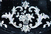 Fostoria # 327 Navarre Etch Close Up