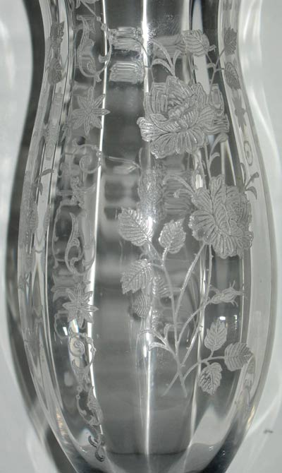 Fostoria # 316 Midnight Rose Etch