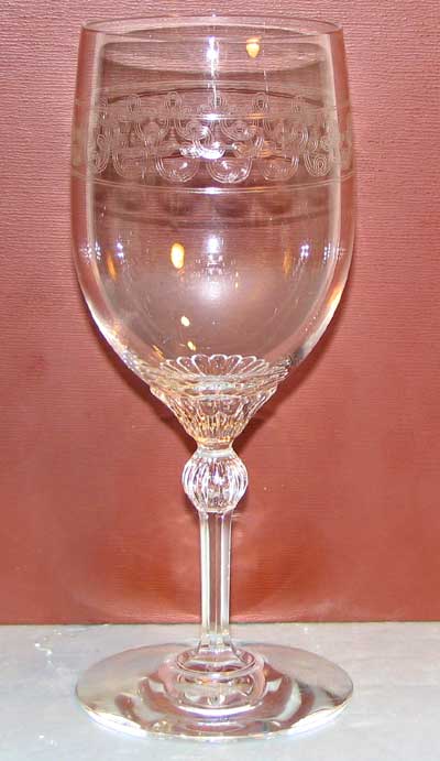 Heisey #3357 King Arthur Wine Stem